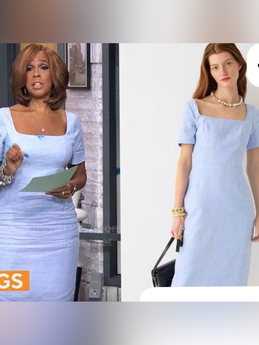 J. Crew Blue Squareneck sheath dress in stretch linen blend Size 24